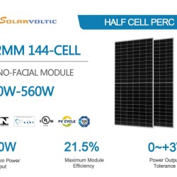 550W Mono Facial Solar Panel